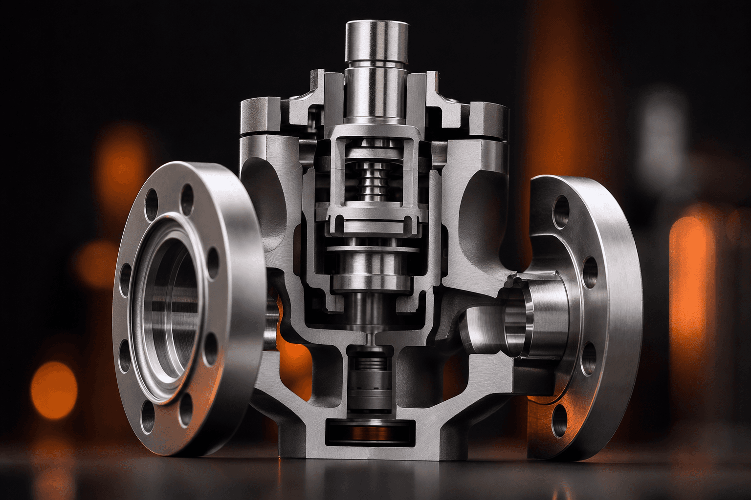 Complex valve internals