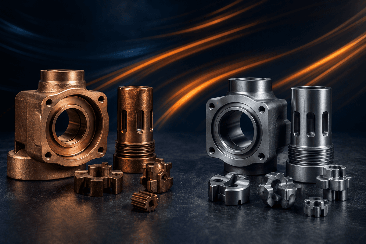Copper alloy components and MIM alternative parts